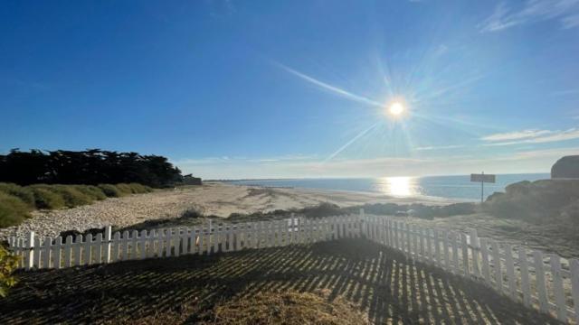 Maison Sur La Plage Avec Vue Mer Panoramique Le Martray Dış mekan fotoğraf